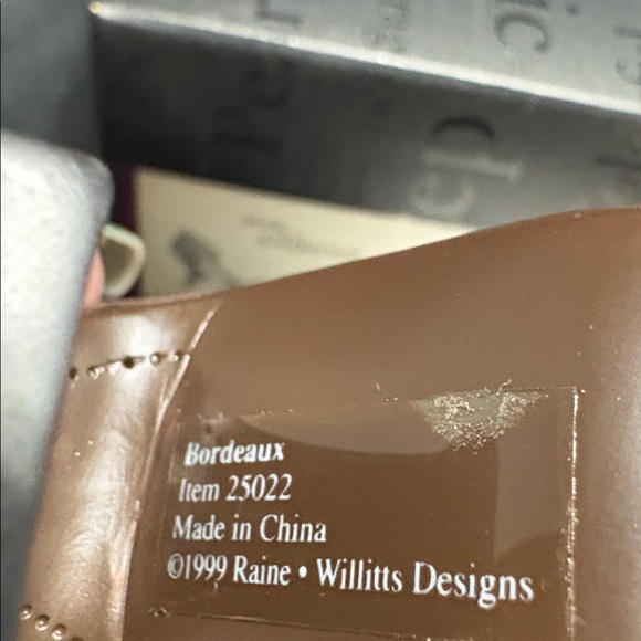 Just The Right Shoe Bordeaux Embellished Heels - Picture 5 of 5